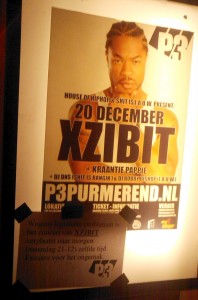 Xzibit poster en plakbericht